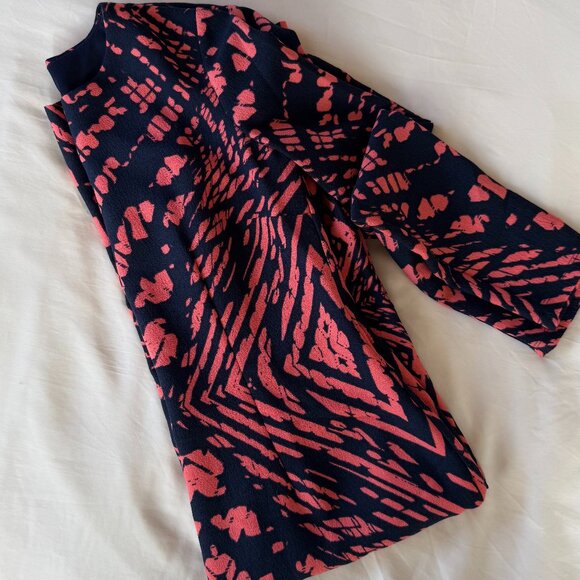 Tie Dye Crepe Midi Sheath Dress - Picture 11 of 11